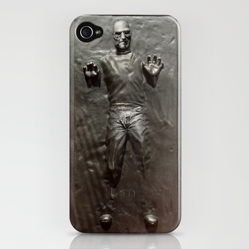 Case | Steve Jobs in Carbonite caseiphone4 - NEAPARAT.ro