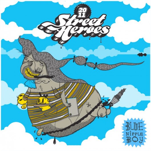 blue nipple boy @ Street Heroes - NEAPARAT.ro