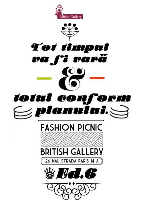 Fashion Picnic | British Gallery | Ed. 6 -NEAPARAT.ro
