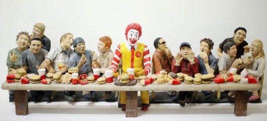 The Gluttony of the Last Supper  by Gillian Joyce