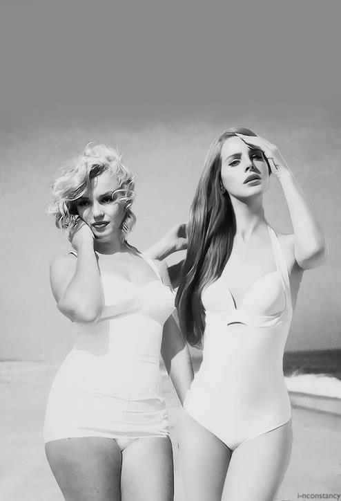 Lana Del Rey y Marilyn Monroe