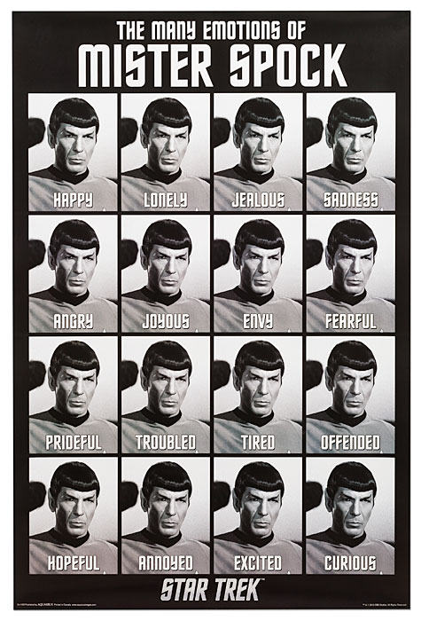 The Many Emotions of Spock Poster