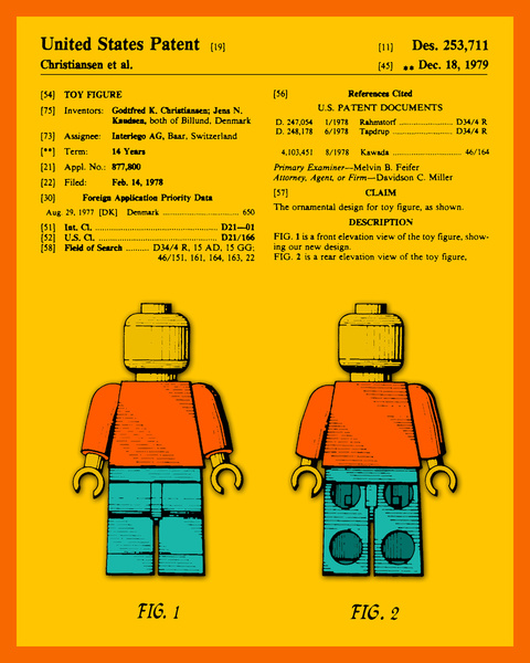 Lego Man U.S. Patent