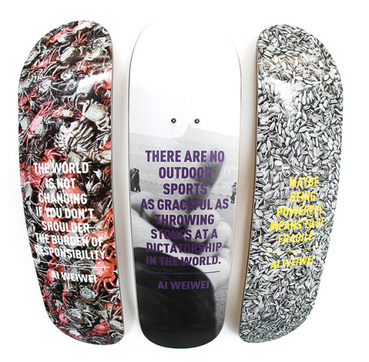 Ai Wei Wei Skatedecks