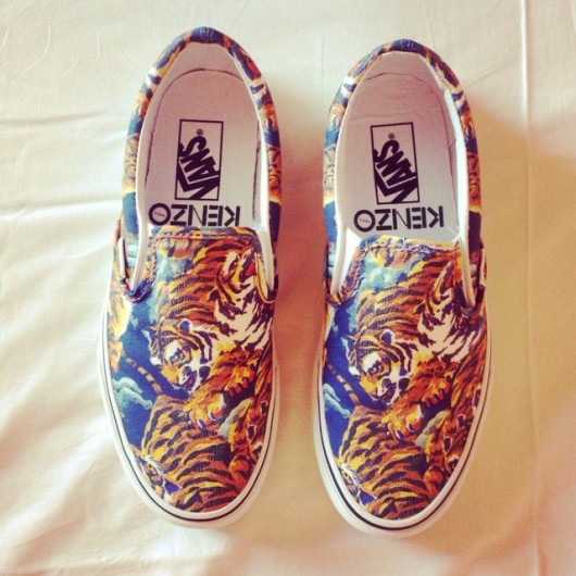 Kenzo X Vans Flying Tiger Slip On
