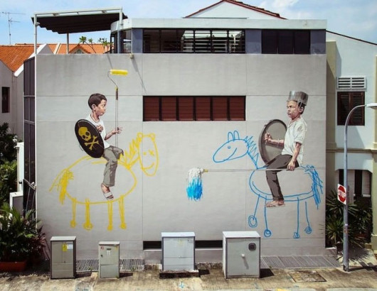 Ernest Zacharevic, Malaysia.