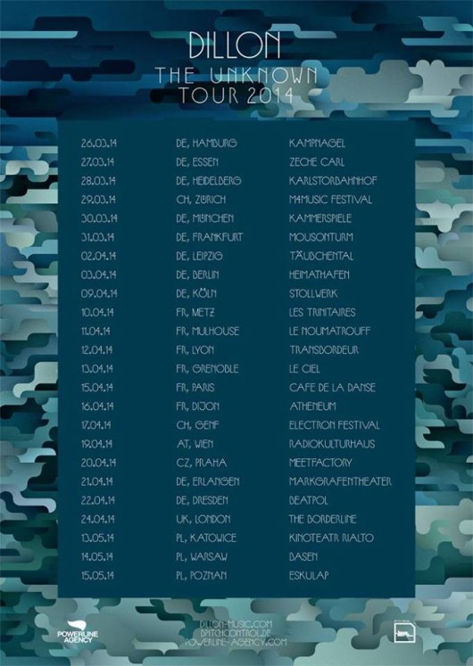 DillonDILLON  THE UNKNOWN TOUR