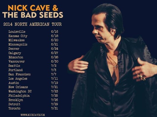 Nick Cave & The Bad Seeds North American tour