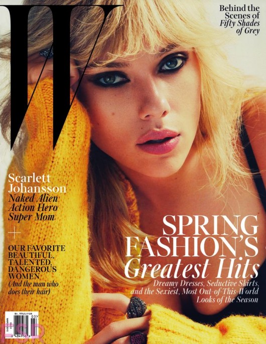 W Magazine March 2015 Scarlett Johansson